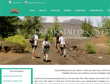 Tablet Screenshot of krakataudiscovery.com